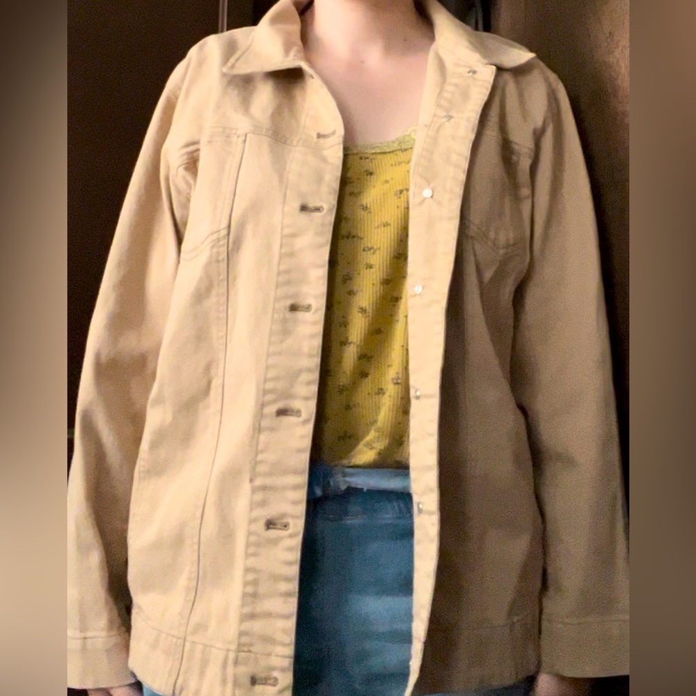 Chico’s khaki fall coat
